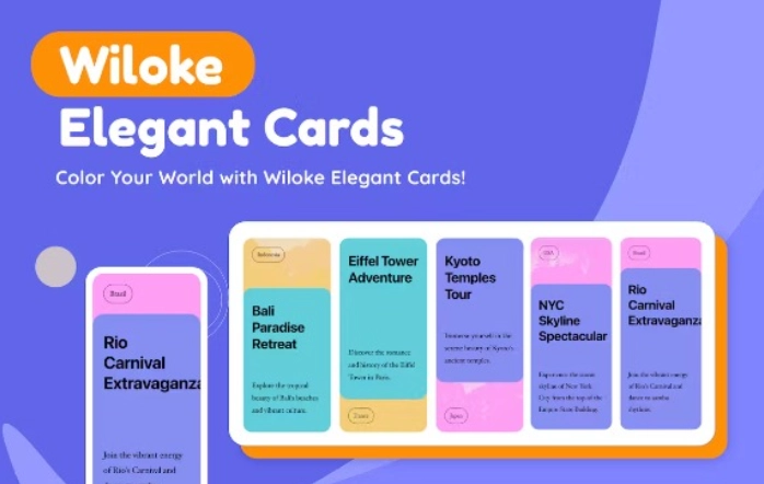 Wiloke Elegant Cards