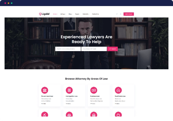 Directorist dLawyers – Best Lawyer Directory WordPress Theme