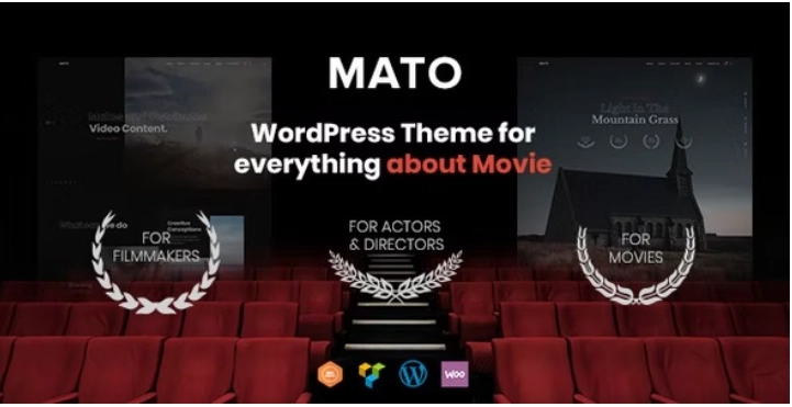 Mato – Movie Studios and Filmmakers WordPress Theme
