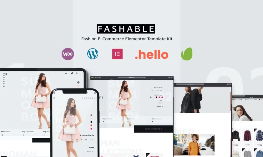 Fashable – Stylist eCommerce Elementor Template