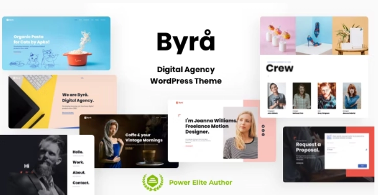 Byra – Simple Portfolio WordPress Theme