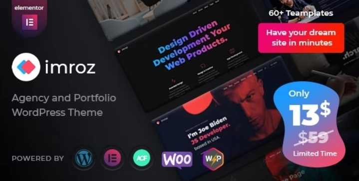 Imroz – Agency & Portfolio Theme