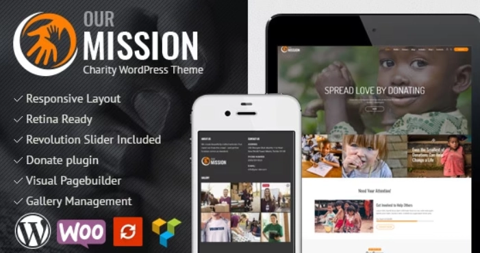 Our Mission – Charity WordPress Theme