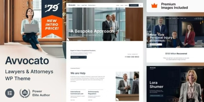 Avvocato – Lawyer & Attorney WordPress Theme