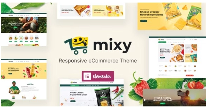 Mixy – Organic Food Store WordPress Theme
