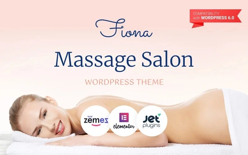 Fiona – Beauty Spa & Massage Salon Responsive WordPress Theme