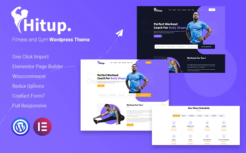 Hitup – Fitness and Gym WordPress Theme