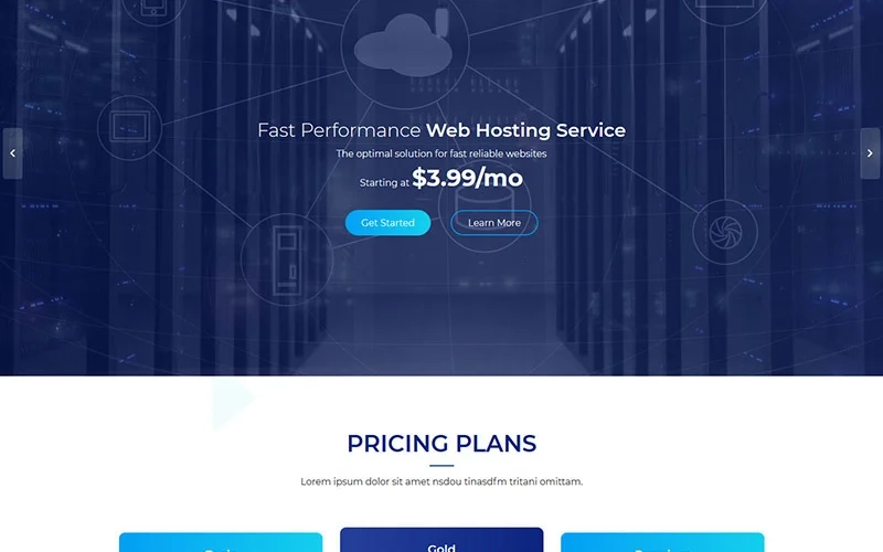 vHost – Web Hosting WordPress Theme