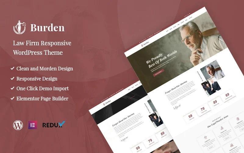 Burden – Law Firm Responsive WordPress Theme