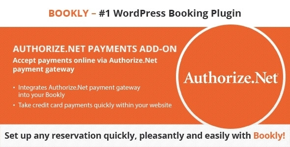 Bookly Authorize.Net (Add-on)