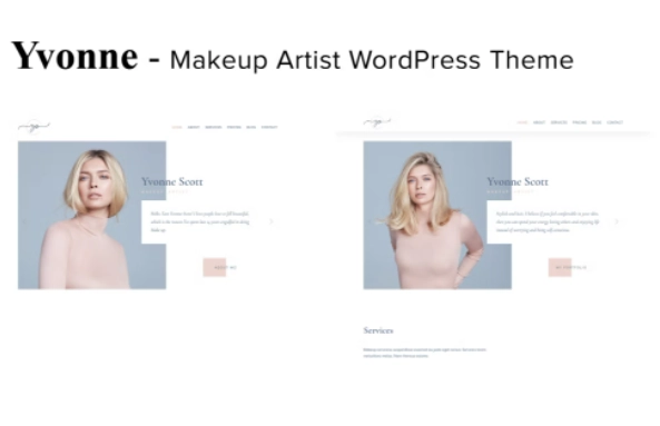 Yvonne – Makeup Artist WordPress Theme