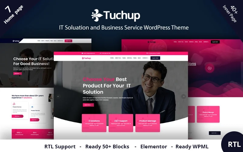 Tuchup – It Solution Service and Business WordPress Theme
