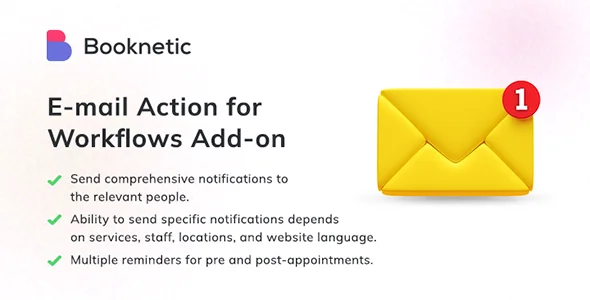 Booknetic Email Action Addon