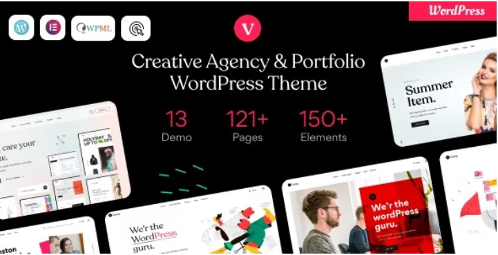 vCamp – Creative Agency & Portfolio WordPress Theme