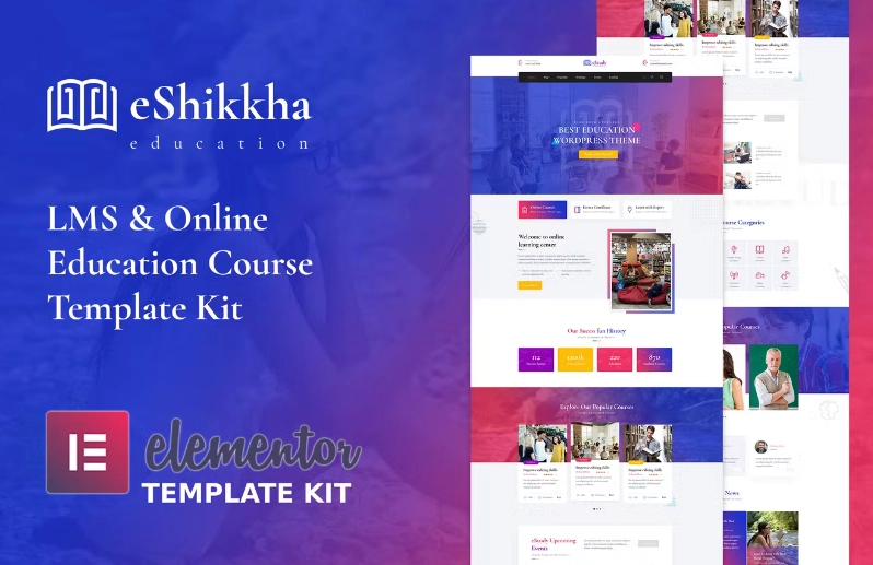 eShikkha – eLearning Elementor Template