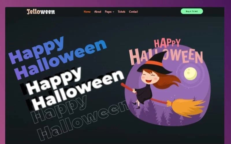 Jelloween – Halloween Party WordPress Theme