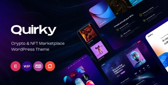 Quirky – NFT, Token & Blockchain WCFM Marketplace WordPress Theme