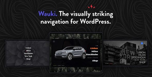 Wauki1.0–FullscreenWordPressMenu