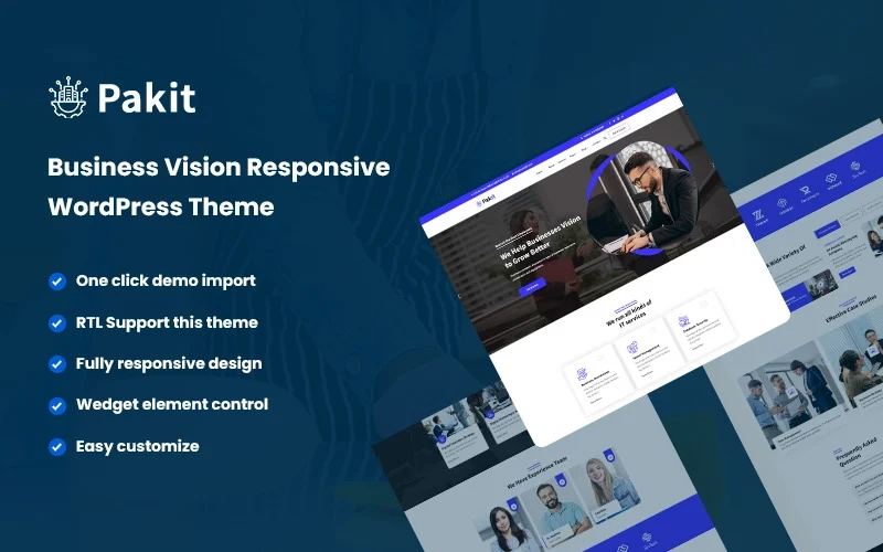 Pakit – Business Vision WordPress Theme