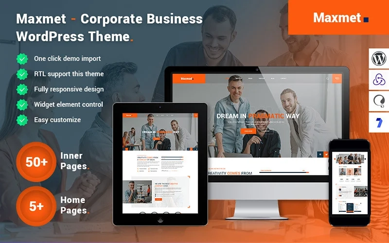 Maxmet – Corporate Business WordPress Theme