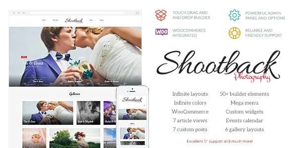 Shootback – Retina Photography WordPress Theme | Photography