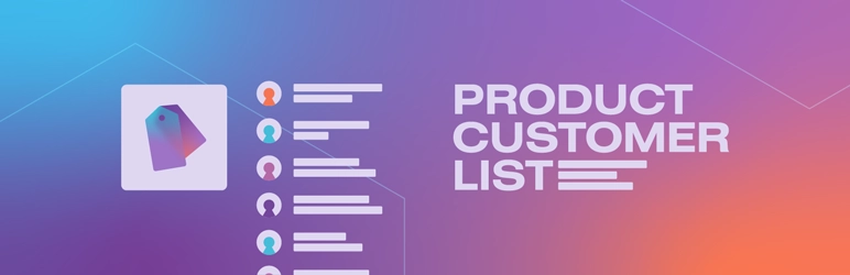 Product Customer List for WooCommerce Premium