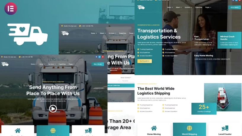 Antar – Transportation & Logistics Elementor Template