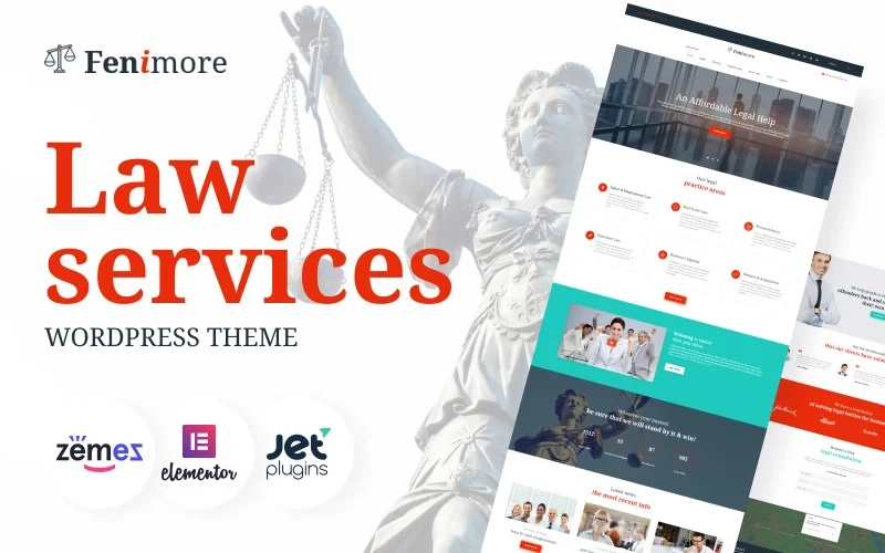 Fenimore – Law Firm WordPress Theme
