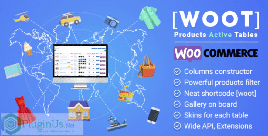 WOOT–WooCommerceProductsTables2.0.3