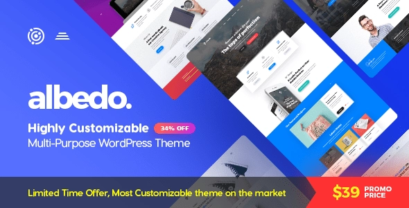 Albedo – Highly Customizable Multi-Purpose WordPress Theme