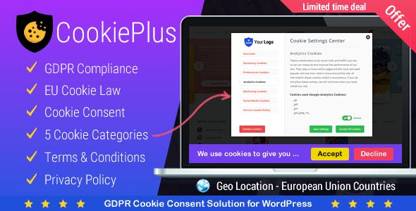 Cookie Plus – GDPR for Master Popups