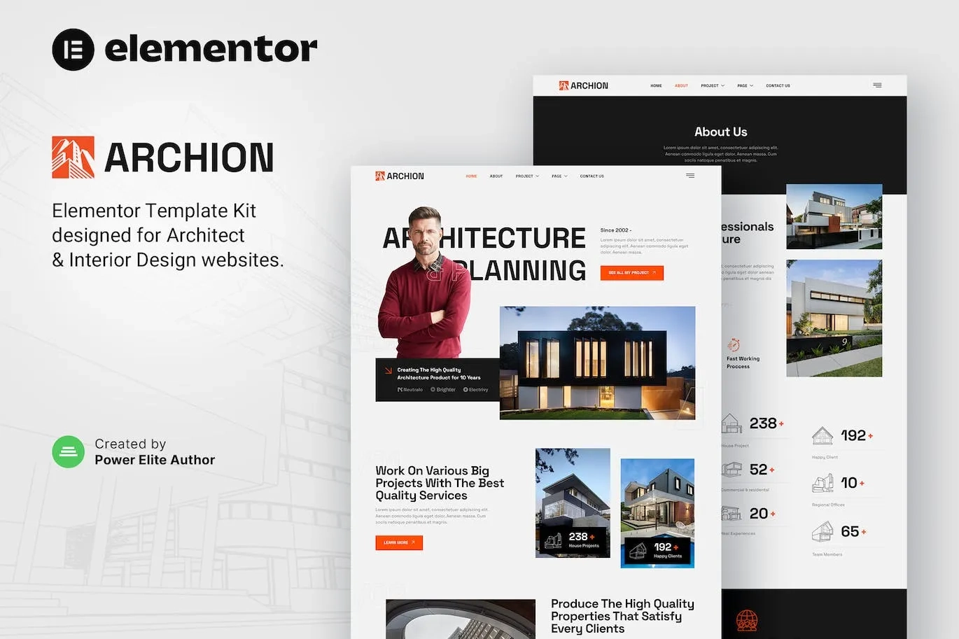 Archion – Architect & Contractor Elementor Template