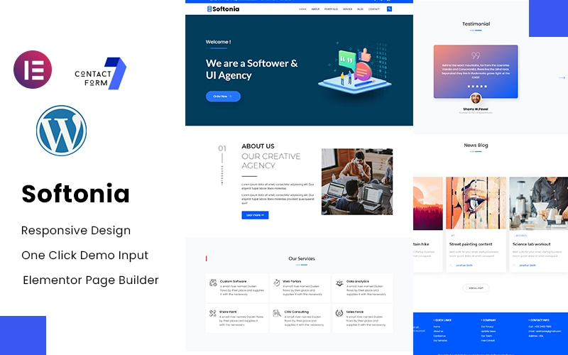 Softonia – IT and Business Consulting WordPress Theme