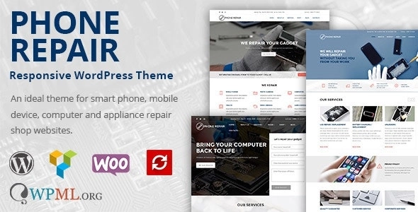 MobRepair – Mobile Phone Repair Services WordPress Theme
