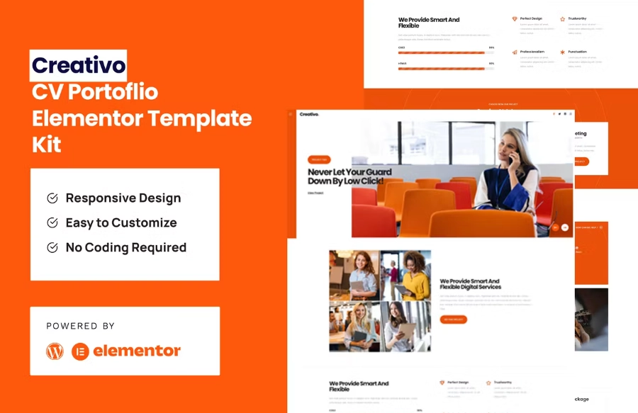Creativo – Creative Agency Elementor Template