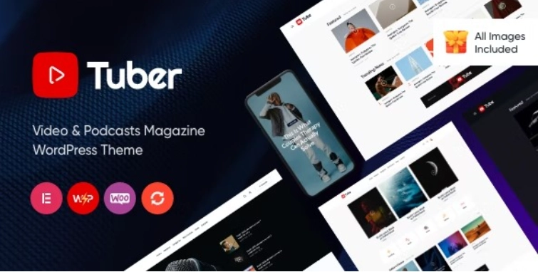Tuber – Video Blog & Podcast WordPress Theme
