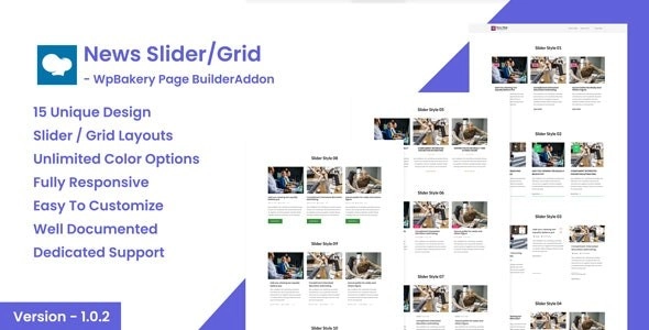 News Grid For WpBakery