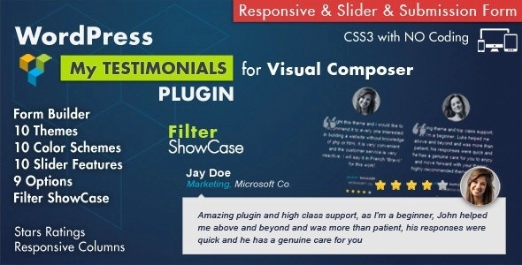Indeed My Testimonials (Visual Composer Version)