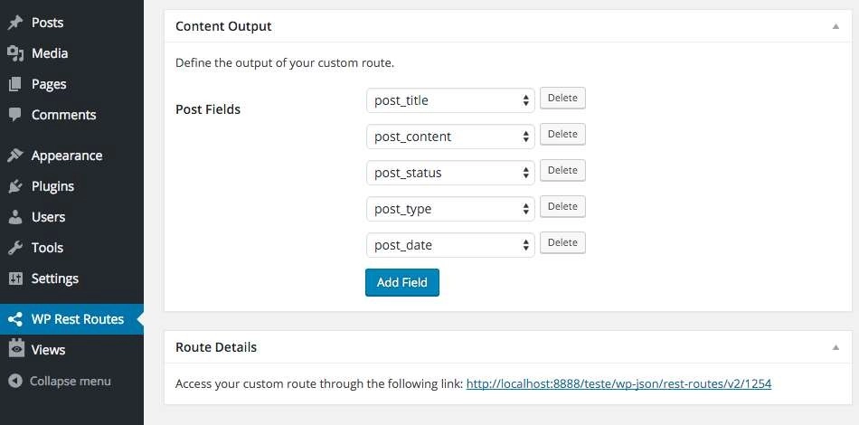 Rest Routes – Custom Endpoints for WP REST API Pro