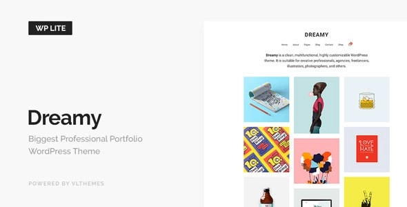 Dreamy – Biggest Portfolio WordPress Theme