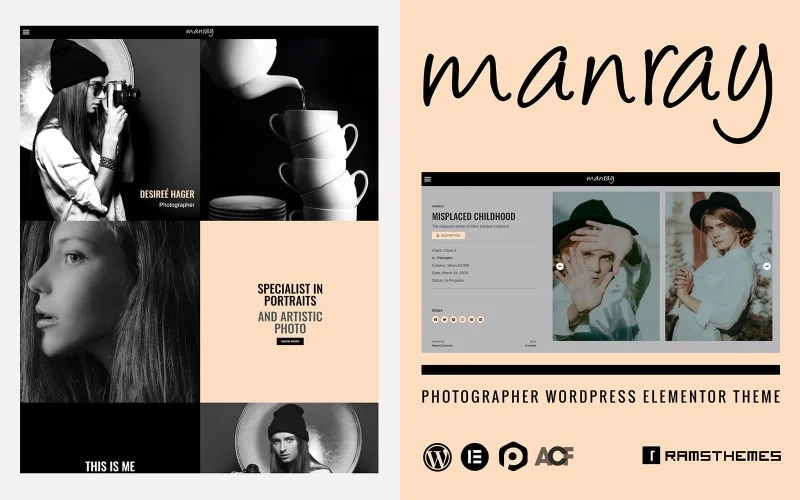 MANRAY – Photographer WordPress Theme