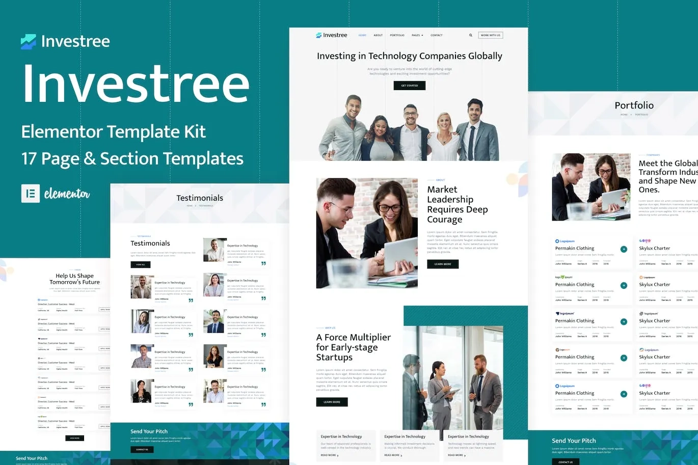 Investree – Venture Capital & Angel Investor Elementor Pro Template