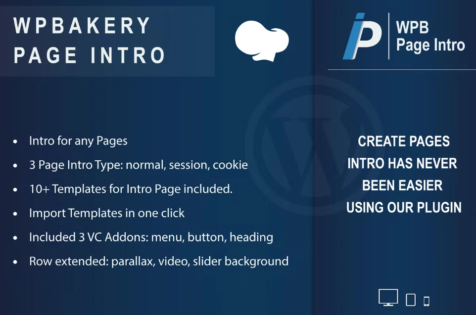 Visual Composer Page Intro