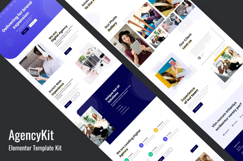 Agency – Portfolio Elementor Template Kit