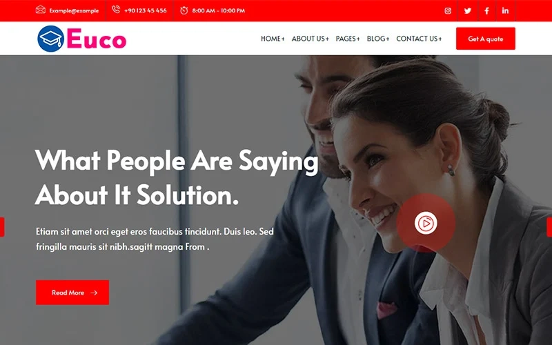 Hazom – IT Solutions & Digital Marketing Agency WordPress Theme