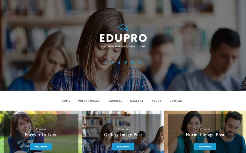 EduPro – Education Blog WordPress Theme