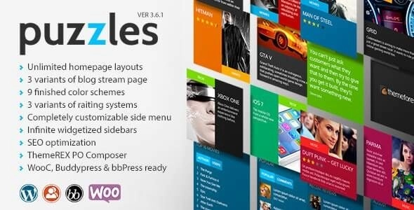 Puzzles | WP Magazine / Review with Store WordPress Theme + RTL