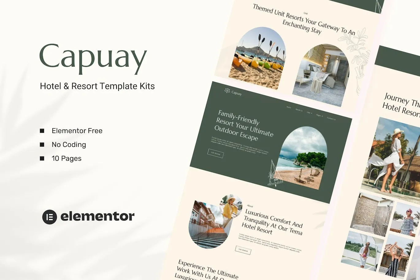Capuay – Hotel & Resort Elementor Template
