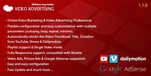 Video Advertising Addon For WPBakery Page Builder