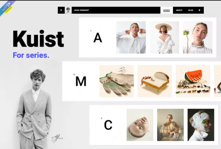 Kuist – Portfolio WordPress Theme for Series